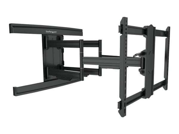 Startech TV Wall Mount supports up to 100 inch VESA Displays, Low Profile Full Motion TV Wall Mount for Large Displays, Heavy Duty Adjustable Tilt/...