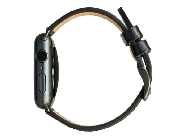 dbramante1928 Copenhagen, Yhtye, Älykello, Musta, Harmaa, Apple, Apple Watch, Nahka