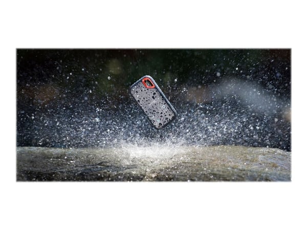 SanDisk Extreme Portable V2 - SSD - 4 TB - ekstern (bærbar) - USB 3.2 Gen 2 - 256-bit AES - svart