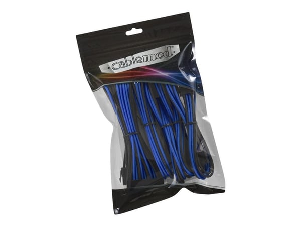 CableMod Classic ModMesh 8+6 Series Cable Extension Kit - Strømkabelsett - svart, blå