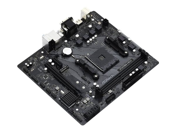 ASRock A520M-HDV - Hovedkort - micro ATX - Socket AM4 - AMD A520 Chipset - USB 3.2 Gen 1 - Gigabit LAN - innbygd grafikk (CPU kreves) - HD-lyd (8-k...