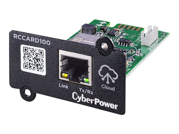 CyberPower RCCARD100, Sisäinen, Langallinen, Ethernet, 100 Mbit/s, Musta, Vihreä