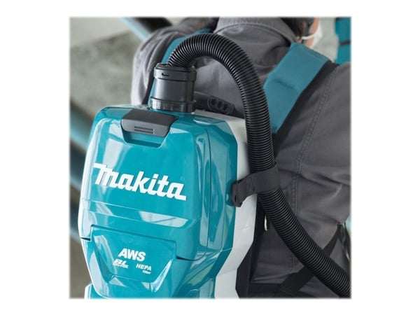 Makita DVC265ZXU, 85 W, Backpack vacuum, Kuiva, Pölypussi, 2 L, HEPA