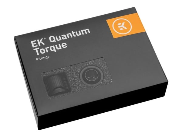 EkWaterBlocks EK-Quantum Torque STC - Klämringskoppling för vätskekylsystem - svart (paket om 6)