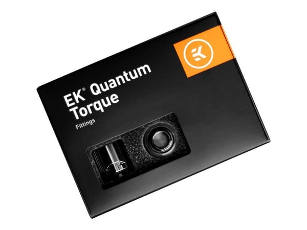 EkWaterBlocks EK-Quantum Torque STC - Klämringskoppling för vätskekylsystem - svart (paket om 6)