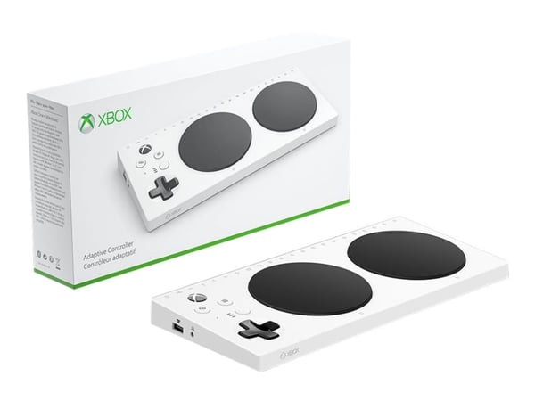Microsoft Xbox Adaptive Controller - Tilgjengelighetskontroller - trådløs - Bluetooth - for PC, Microsoft Xbox One, Microsoft Xbox One S, Microsoft...