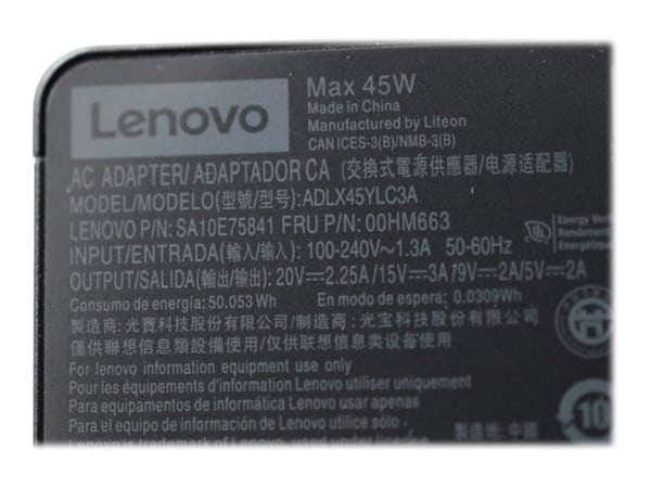 Lenovo - Strömadapter - 45 Watt - FRU