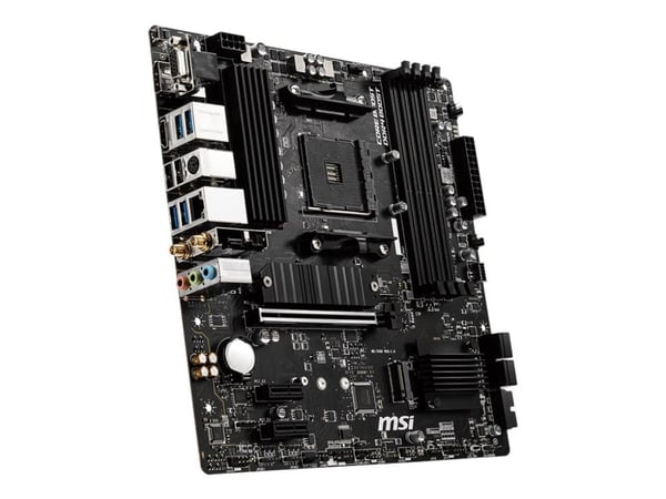MSI B550M PRO-VDH WIFI - Hovedkort - micro ATX - Socket AM4 - AMD B550 Chipset - USB-C Gen1, USB 3.2 Gen 1 - Bluetooth, Gigabit LAN, Wi-Fi - innbyg...