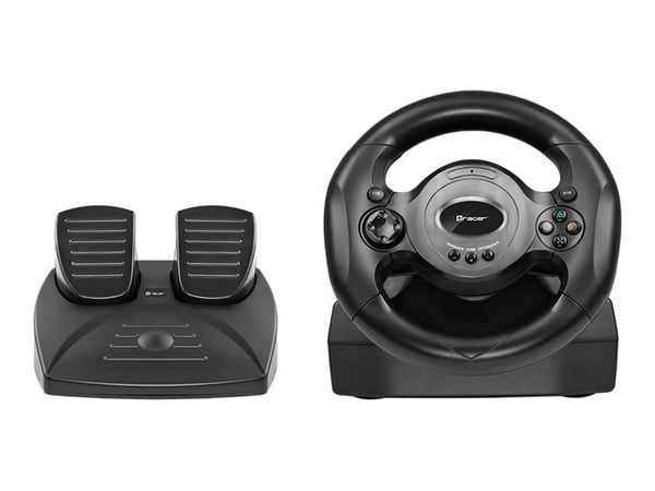 Tracer GAMEZONE Rayder 4 in 1 - Hjul- og pedalsett - kablet - for PC, Sony PlayStation 3, Microsoft Xbox One, Sony PlayStation 4