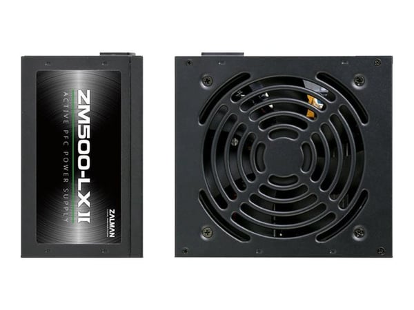 ZALMAN ZM500-LXII - Strømforsyning (intern) - ATX12V 2.31 - AC 200-240 V - 500 watt - aktiv PFC