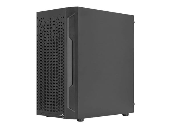 AeroCool Trinity Mini-G-BK-V2 - MT - micro-ATX - sidepanel med vindue (hærdet glass) - ingen strømforsyning (ATX) - sort - USB/Lyd AeroCool Trinity Mini-G-BK-V2 - MT - micro-ATX - sidepanel med vindue (hærdet glass) - ingen strømforsyning (ATX) - sort - USB/Lyd