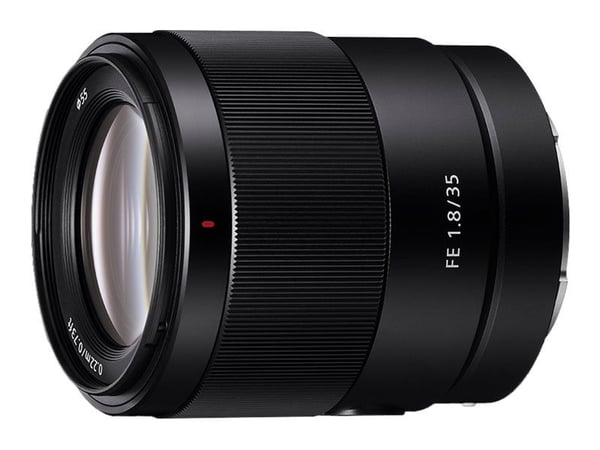 Sony SEL35F18F - Vidvinkelobjektiv - 35 mm - f/1.8 FE - Sony E-mount - för Cinema Line; a VLOGCAM; a1; a1 II; a6700; a7 IV; a7 V; a7C; a7C II; a7CR...