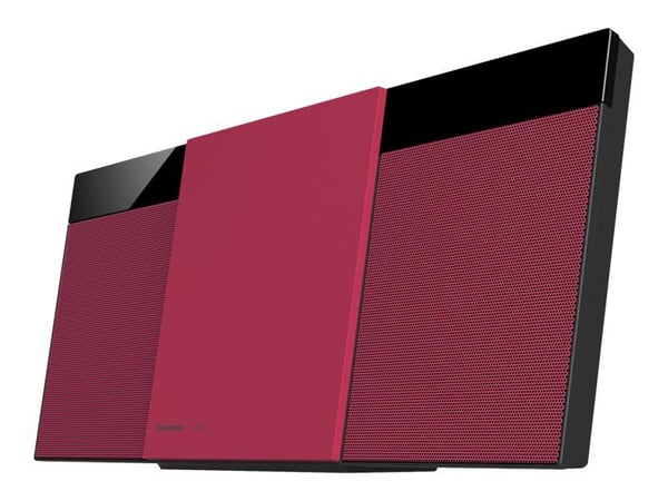 Panasonic SC-HC304, 2,5 kg, Punainen, HiFi CD-soitin