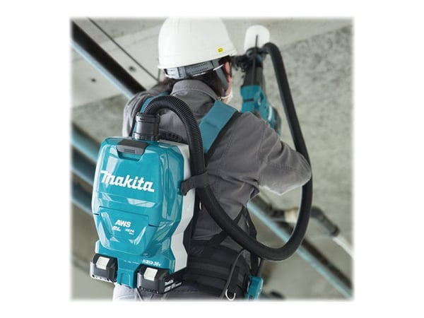 Makita DVC265ZXU, 85 W, Backpack vacuum, Kuiva, Pölypussi, 2 L, HEPA