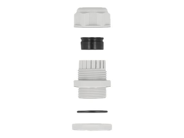 DeLOCK 60388, Harmaa, Muovi, 2 kpl, PG21, 1,5 cm, IP68
