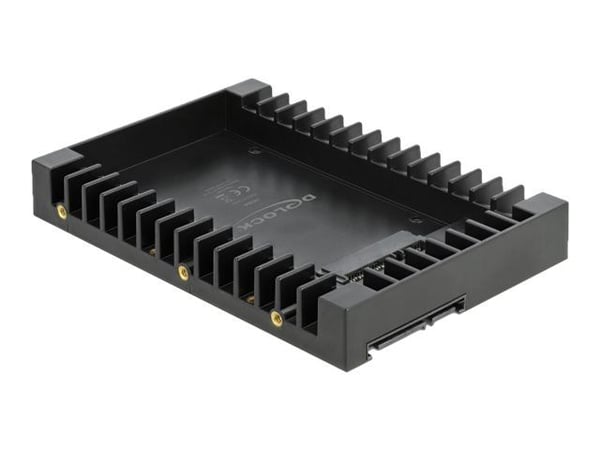 Delock - Uttagbar harddiskramme - fra 3,5" til 2,5" - svart