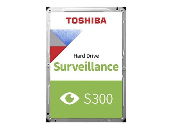 Toshiba S300 Surveillance - Harddisk - 2 TB - intern - 3.5" - SATA 6Gb/s - 5400 rpm - buffer: 128 MB