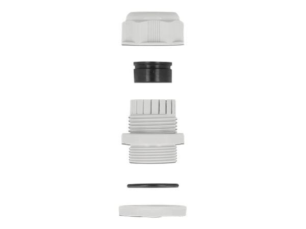 DeLOCK 60394, Harmaa, Muovi, 2 kpl, PG21, 1,15 cm, IP68