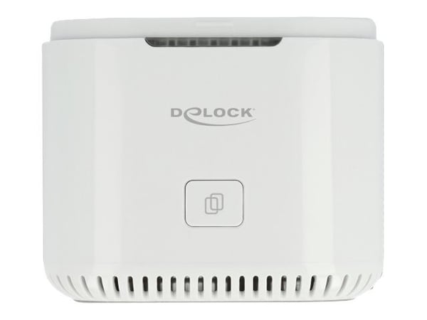 Delock - HDD-dokkestasjon - brønner: 2 - M.2 - M.2 NVMe Card - USB 3.2 (Gen 2) - hvit