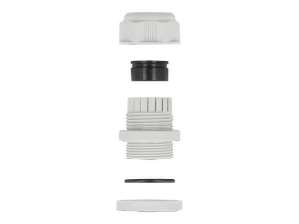 DeLOCK 60376, Harmaa, Muovi, 2 kpl, PG13.5, 4 mm, IP68