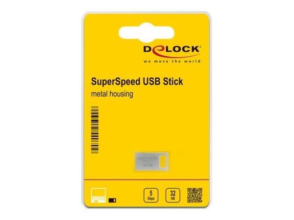 Delock - USB flash-enhet - 32 GB - USB 3.2 Gen 1