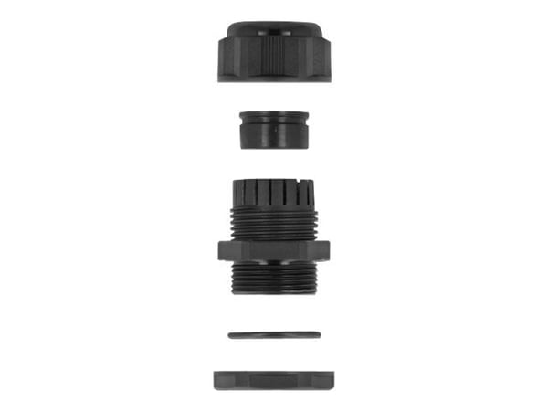 DeLOCK 60391, Musta, Muovi, 2 kpl, PG21, 8,6 mm, IP68