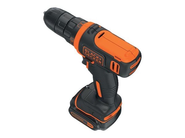 BLACK+DECKER BDCDD12-QW - Drill/driver - trådløs - nøkkelfri borhylse 10 mm - 26 N·m - 10.8 V