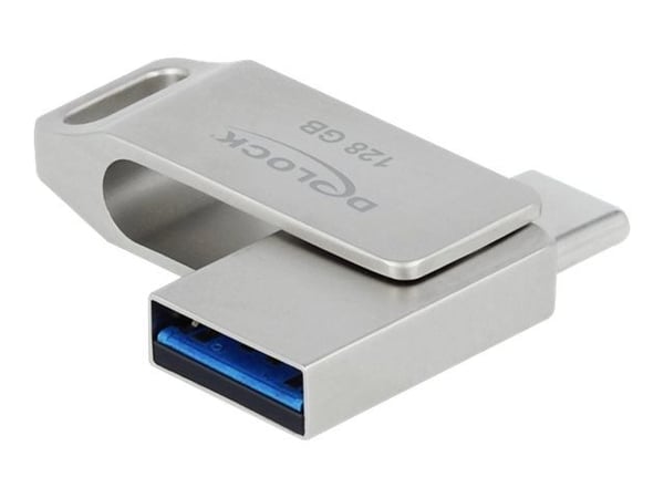 Delock - USB-flashstasjon - 128 GB - USB 3.2 Gen 1 / USB-C
