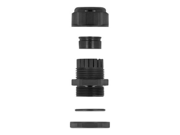 DeLOCK 60385, Musta, Muovi, 2 kpl, PG16, 1,4 cm, IP68