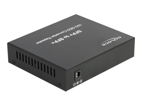 Delock Media Converter 10GBase-R SFP+ to SFP+ - Medieomformer - 10GbE - 10GBase-R - SFP+ / SFP+