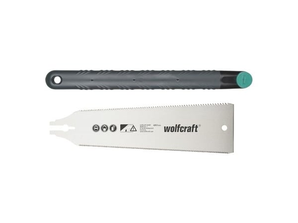 wolfcraft GmbH 6951000, Japansk sag, Plast, Tre, Sort, Rustfritt stål, Sort, 24 cm
