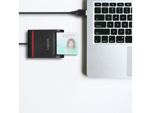LogiLink CR0047, USB 2.0, Sort, 64 g