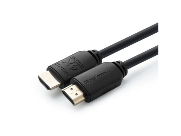 MicroConnect - High Speed - HDMI-kabel med Ethernet - HDMI hann til HDMI hann - 2 m - trippel beskyttelse - svart - innendørs, støtte for Dolby DTS...