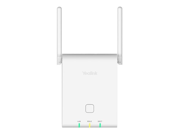 Yealink W90DM - Trådløs telefonbasestasjon / VoIP telefonbasestasjon med anrops-ID - DECT\GAP - treveis anropskapasitet - SIP, SIP v2 - multilinjed...