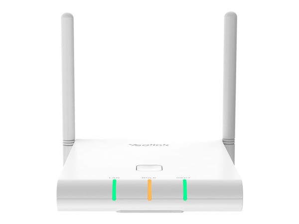 Yealink W90DM - Trådløs telefonbasestasjon / VoIP telefonbasestasjon med anrops-ID - DECT\GAP - treveis anropskapasitet - SIP, SIP v2 - multilinjed...