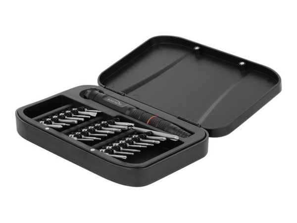 Delock Toolkit for Computer and Smart Phones - Skrutrekker med spissett - 23 deler - inn boks