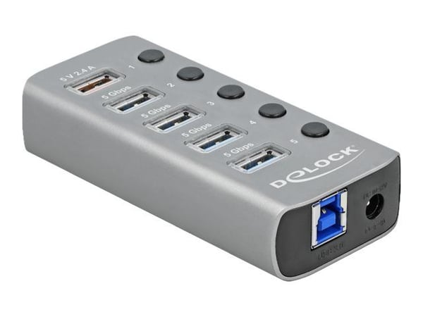 Delock - Hub - 4 x USB 3.2 Gen 1 - stasjonær
