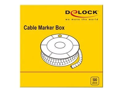DeLOCK 18355, Keltainen, Muovi, 500 kpl