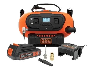 BLACK+DECKER BDCINF18N-QS kompressori 11 bar 160 l/min 12/18/230 V, Solo - SOLO