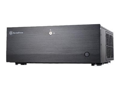 SilverStone Grandia GD07 - Tower - SSI EEB - ingen strømforsyning (ATX / PS/2) - svart - USB/lyd