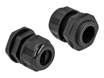 DeLOCK 60385, Musta, Muovi, 2 kpl, PG16, 1,4 cm, IP68