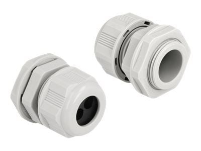 DeLOCK 60370, Harmaa, Muovi, 2 kpl, PG16, 6,7 mm, IP68