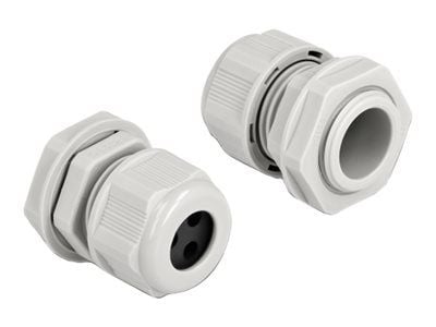 DeLOCK 60376, Harmaa, Muovi, 2 kpl, PG13.5, 4 mm, IP68