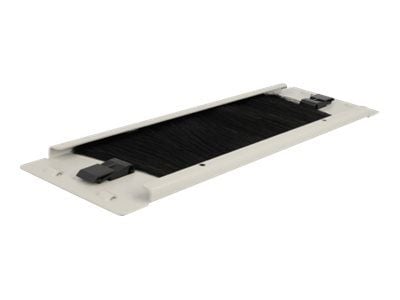 Delock - Cable management strip - grå - 2U - 10"