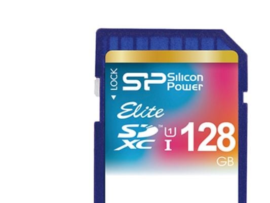 SILICON POWER Elite - Flashminnekort (microSDXC til SD-adapter inkludert) - 128 GB - Class 10 - SDXC UHS-I