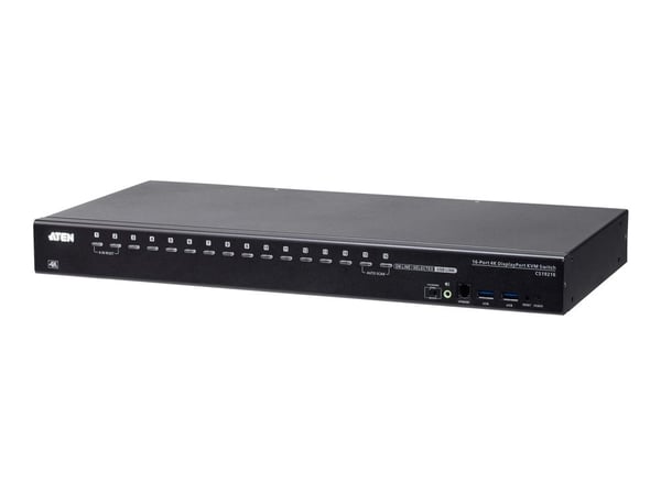 ATEN CS19216 - Omkopplare för tangentbord/video/mus/ljud/USB - 16 x KVM/ljud/USB - 1 lokal användare - skrivbordsmodell, rackmonterbar