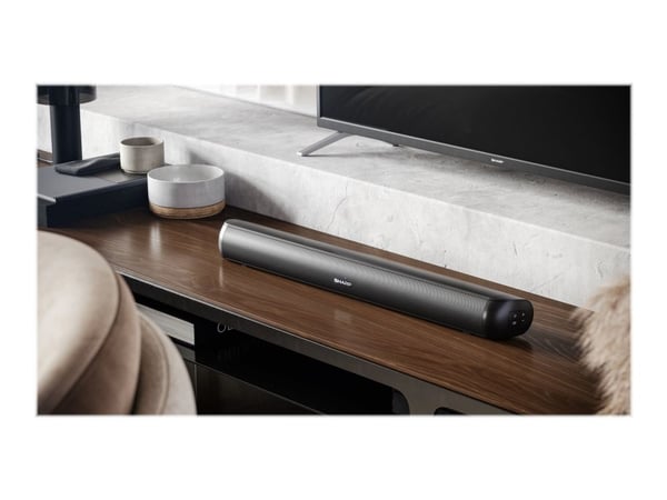 Sharp HT-SB107 - Lydplanke - for TV / skjerm - trådløs - Bluetooth - matt svart