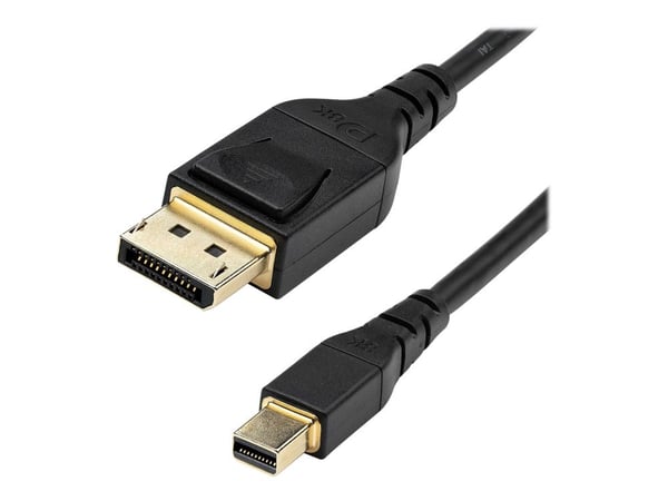 StarTech.com 6ft (2m) VESA Certified Mini DisplayPort to DisplayPort 1.4 Cable, 8K 60Hz HBR3 HDR, Super UHD mDP to DP 1.4 Cord, Slim (34 AWG) Ultra...