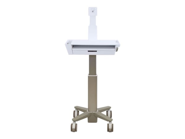 Ergotron CareFit Slim 2.0 - Vogn - lett bruk - for Alt-i-ett / LCD-skjerm - skuff (1x1) - medisinsk - aluminium, kvalitetsplast, sinkplettert stål ...