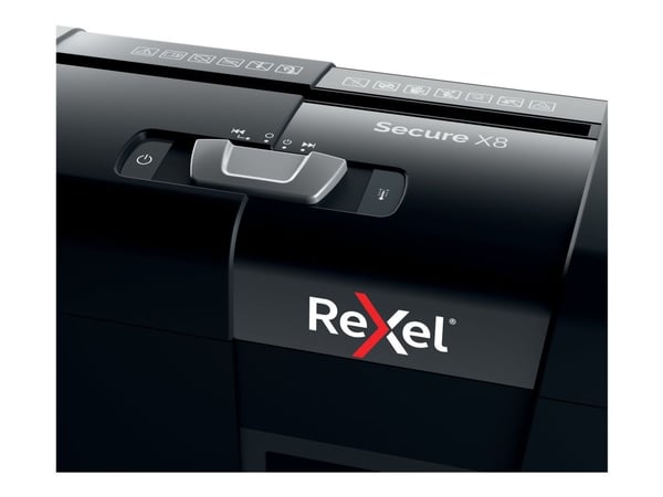 Rexel Secure X8 - Makulator - tverrkutt - 4 x 40 mm - P-4